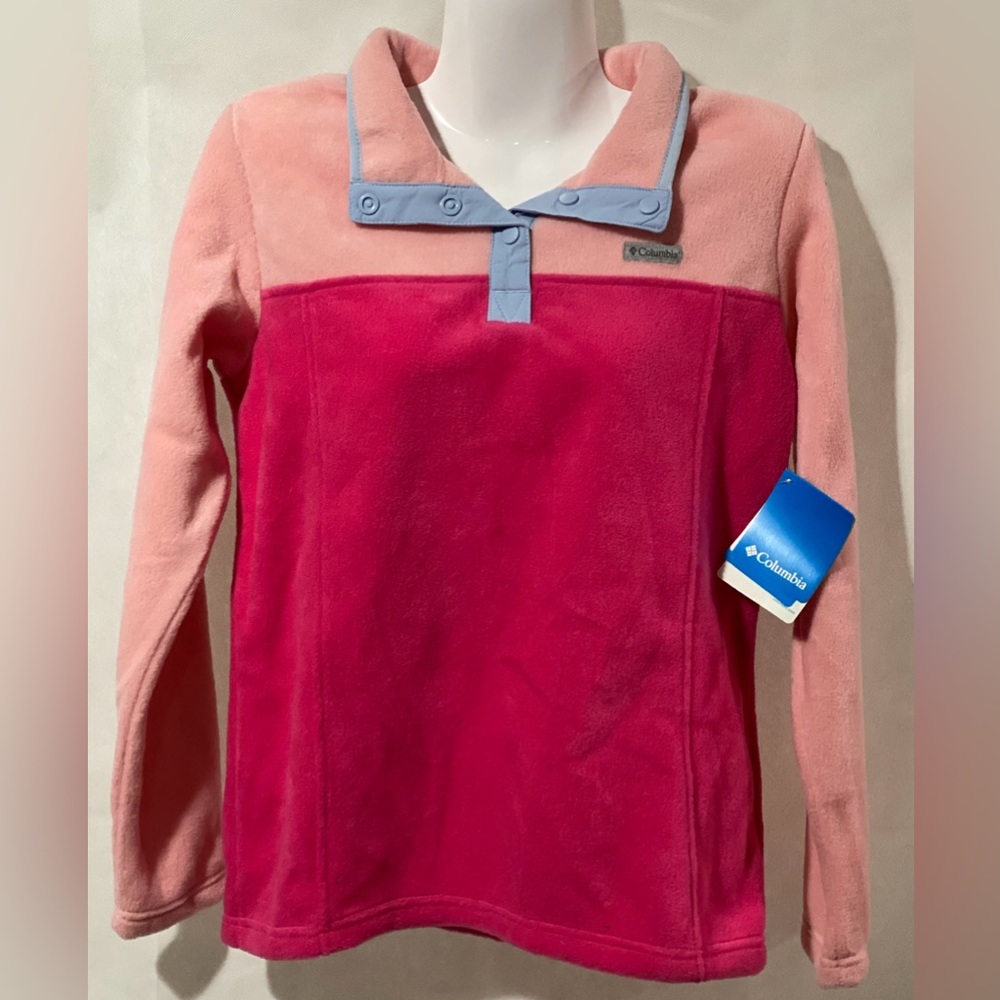 Columbia Girls Size XL pink pullover